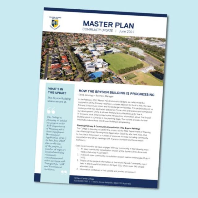 Master Plan Newsletter June 2022 featuring development plans at NSW