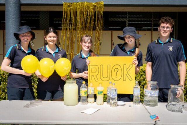 RUOK Day awareness event with student participation at William Clarke College, NSW